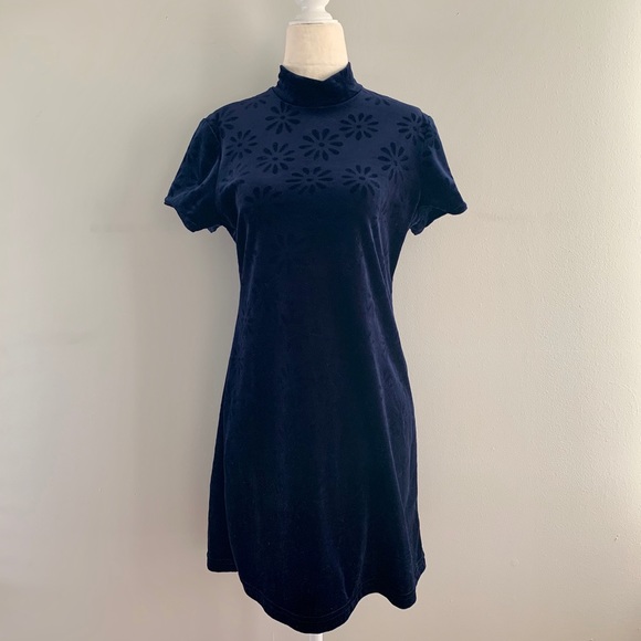 Exclusively Gantos Vintage Velvet Mini Dress - Picture 1 of 8